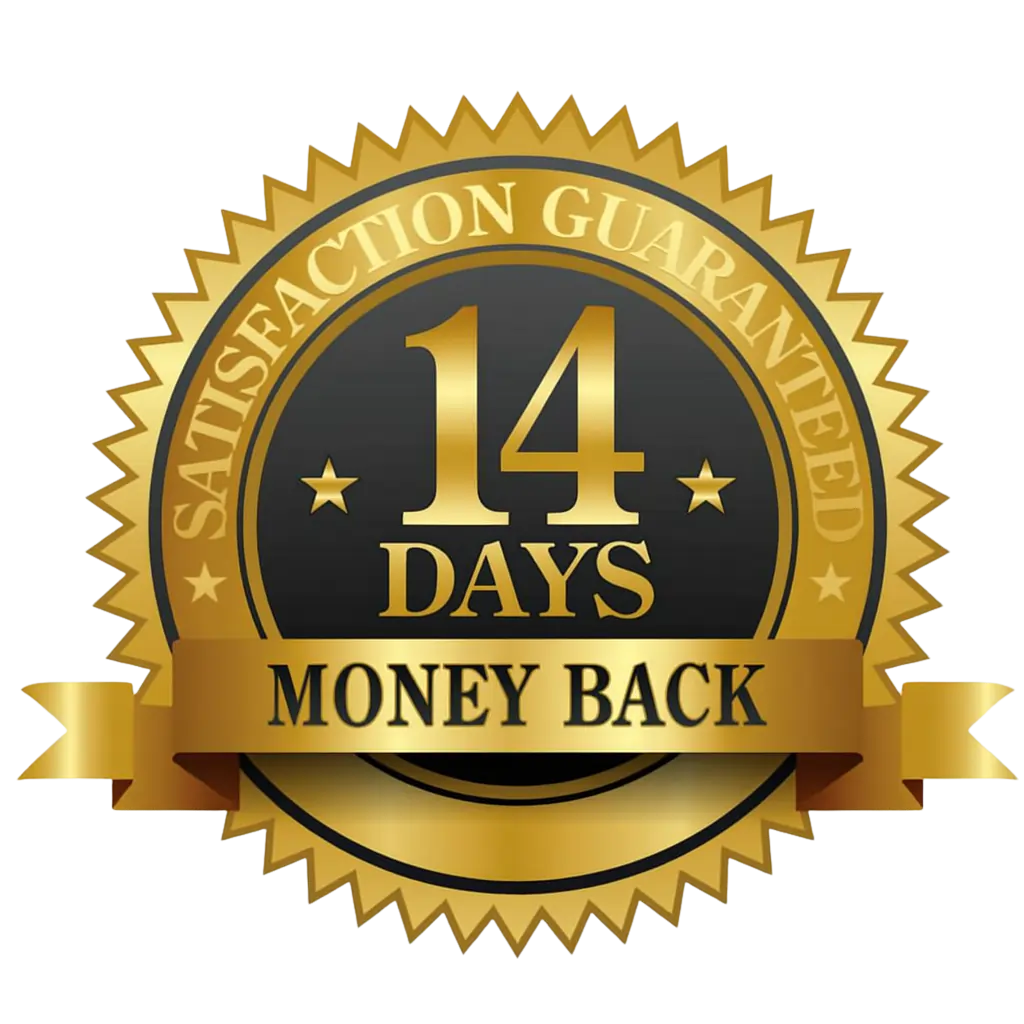 14-Day Money Back Satisfaction Guarantee seal